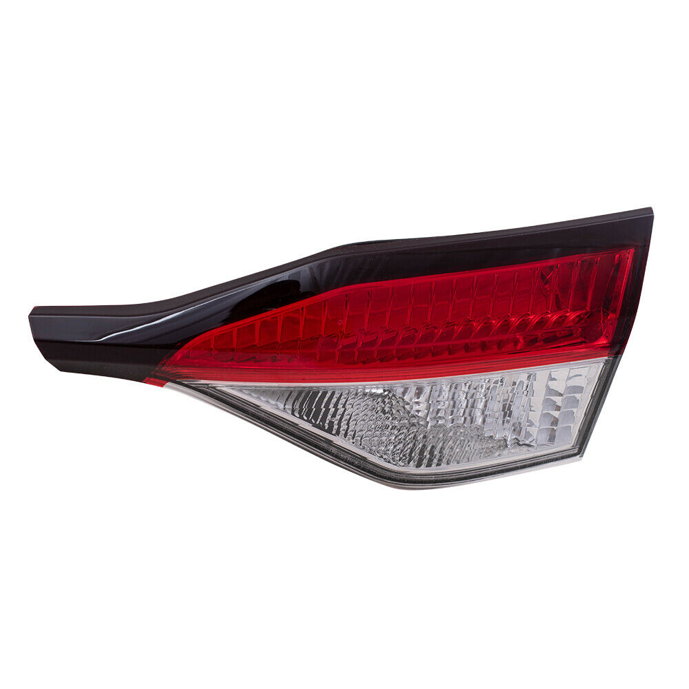Tail Light for 2020 Toyota Corolla Sedan/Hybrid Passenger Lid Mount Red & Clear