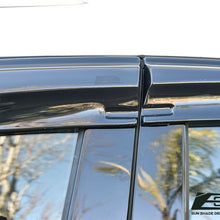 Mugen Style Smoke Tinted Side Vent Window Visors For 16-Up Honda Civic Hatchback