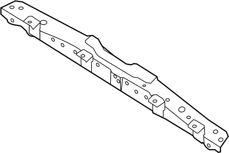 Nissan 62511-4BC0A Radiator Support Tie Bar
