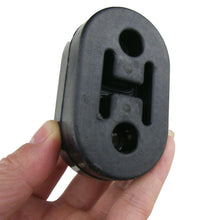 2Pcs Universal Black 8mm Car Vehicles Muffler Exhaust Pipe Mount Bracket Hangers