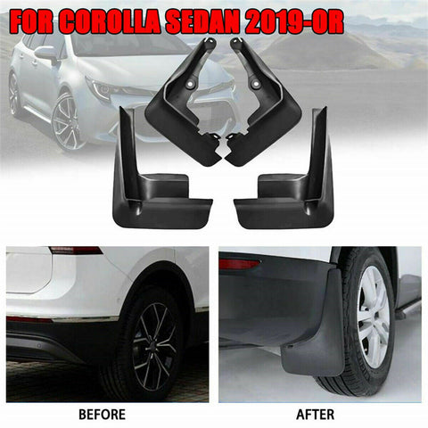 4x Front And Rear Fenders For Splash Panels For Toyota Corolla E210 Sedan 2020