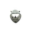 63mm Car Stainless Steel Heart Shaped Tip Exhaust Pipe Muffler Creative Gift