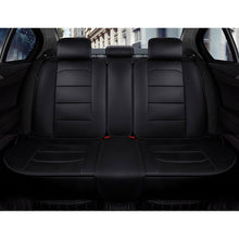 3D PU Leather Car SUV Seat Cover 5-Seats Front+Rear Cushion Black Universal Fit