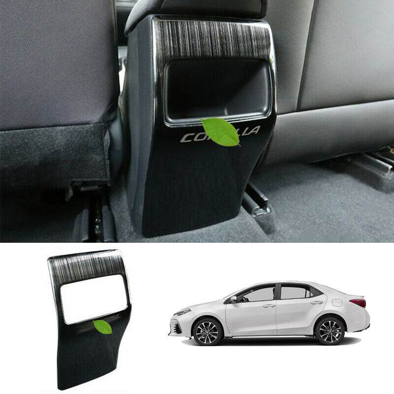 For Toyota Corolla 19-20black titanium rear air outlet vent Anti-kick panel trim