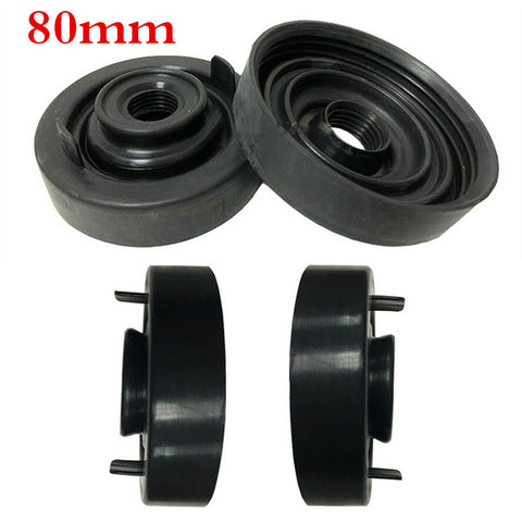 2 Pcs 80mm Soft Rubber Headlight Waterproof Dustproof Cap For Auto Car LED light