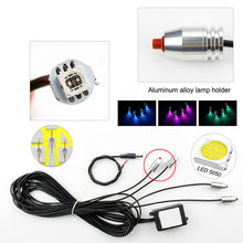 RGB multi-color 4 LED Car Interior Ambient Light 6m Neon Strip Kit APP Control