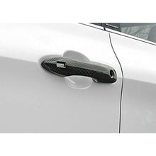Carbon Fiber Side Door Handle Covers Trims 4D For Toyota 2017-2020