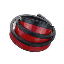 2pcs 1.5M Car Wheel Fender Flare Protector 4.5cm Width Rubber Guard Stripe Black