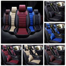 Deluxe PU Leather Car Seat Covers Waterproof 5 Seats Set for Toyota Corolla RAV4