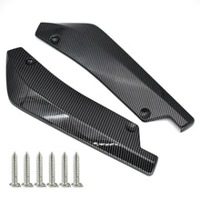 2p Car Sport Carbon Fiber Rear Bumper Fin Canard Splitter Diffuser Spoiler Lip