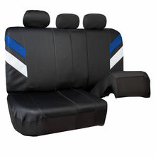 Auto Seat Covers Neoprene Waterproof for Auto Car SUV Van Full Set Blue