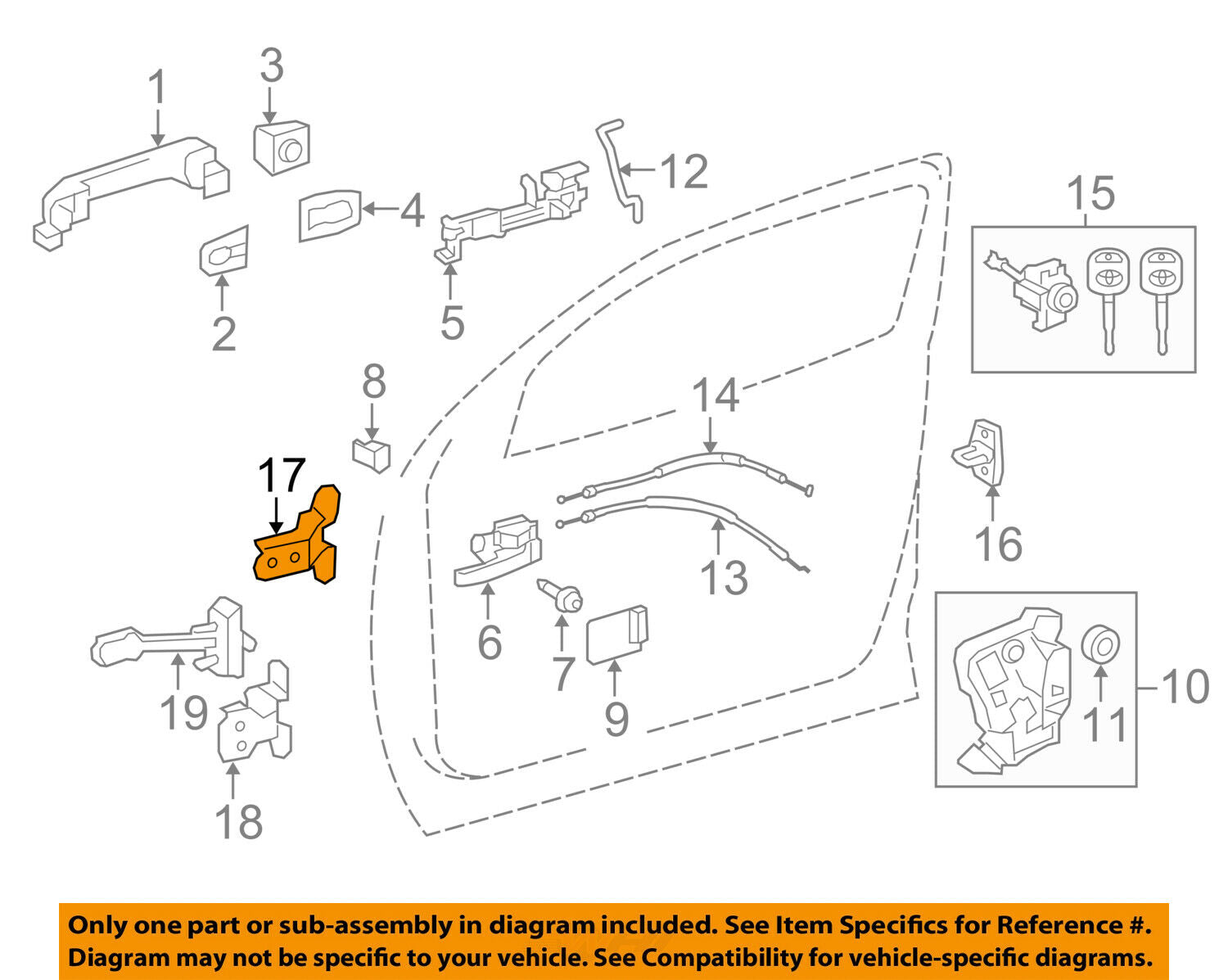 TOYOTA OEM-Door Hinge-Upper Left 6872002020