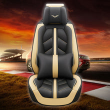 11pcs Luxury Leather Car Truck Seat Cover 5-Seats Protector Universal Cushion