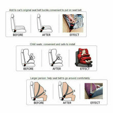 (2) Car Safety Seat Belt Buckle Alarm Eliminator Code Error Fix Extension Clip