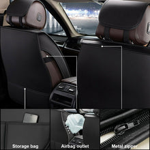 US 9pc Car 5-Seat PU Leather Seat Cover Cushion For Nissan Altima Sentra Rogue