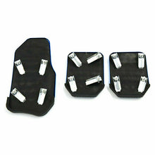 3x Blue Non-Slip Treadle Manual Car Brake Accelerator Foot Pedal Pad Covers