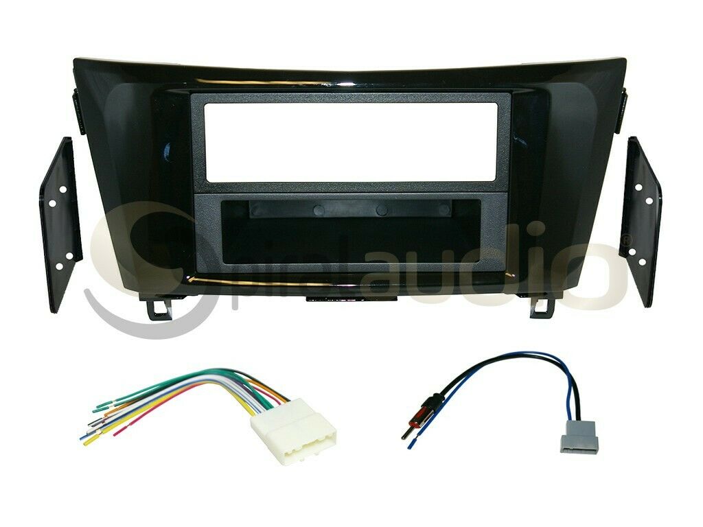 Radio Stereo Mounting Dash Kit Combo Single DIN + Wire Harness + Antenna NI123