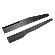 Auto Car 74.5cm Carbon Fiber Side Skirts Rocker Splitters Diffuser Winglet Wings