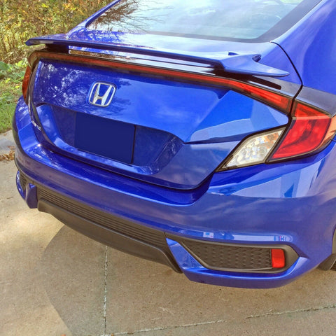 PAINTED SPOILER Deck WING FACTORY STYLE For: HONDA CIVIC 2 DOOR 2016-2020