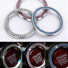 One Engine Start Stop Push Button Knob Key Switch decor ring trim Car Decor T