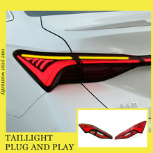 For Toyota Avalon Taillights Assembly 2019-2020 Dark/ Red LED Rear Lamps