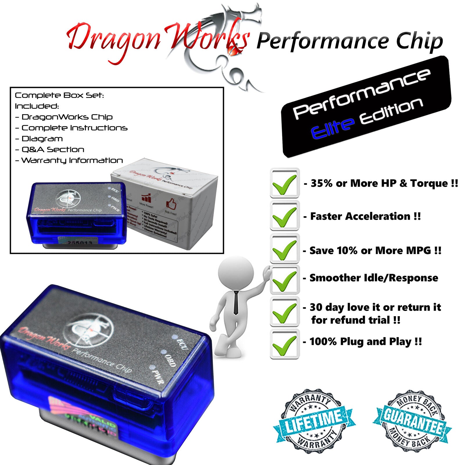 Fit 1996-2020 Toyota C-HR Camry Celica Corolla Performance Chip Tuner Programmer
