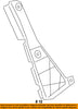 TOYOTA OEM 14-18 Corolla Rear Bumper-Side Seal Left 5259202261
