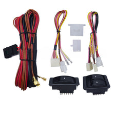 1 SET Car Power Window Switch With 12V Wiring Harness Kit Universal