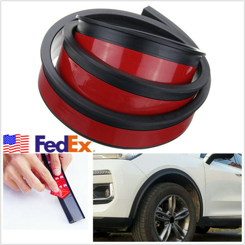 2 Pcs 150cm Convex Thickening Universal Car Fender Flares Eyebrow Protector USA