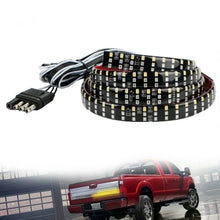 60" 3-Row 432 LED Truck Tailgate Light Bar Strip Reverse Brake Signal Tail Lamp