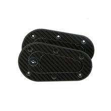 2x Racing Car Flush Mount Hood Latch Steel Pin Lock Kit Clip Carbon Fiber w/ Key