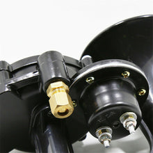 1x Air Horn 135db Loud Trumpet with Electric Valve Flat For 12V Auto Car Vehicle