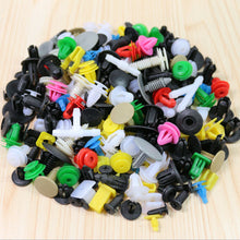 200pcs Auto Car Plastic Rivet Fasteners Push Pin Bumper Fender Panel Clips +Tool