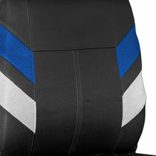 Auto Seat Covers Neoprene Waterproof for Auto Car SUV Van Full Set Blue