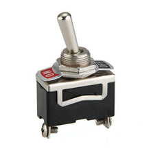 New Durable ON/OFF SPST Toggle Switch Metal Lever Car Dash Light+Missile Cover