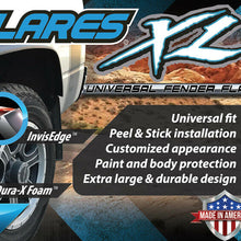EZ Flares XL Universal Flexible Rubber Fender Flares Peel & Stick for NISSAN