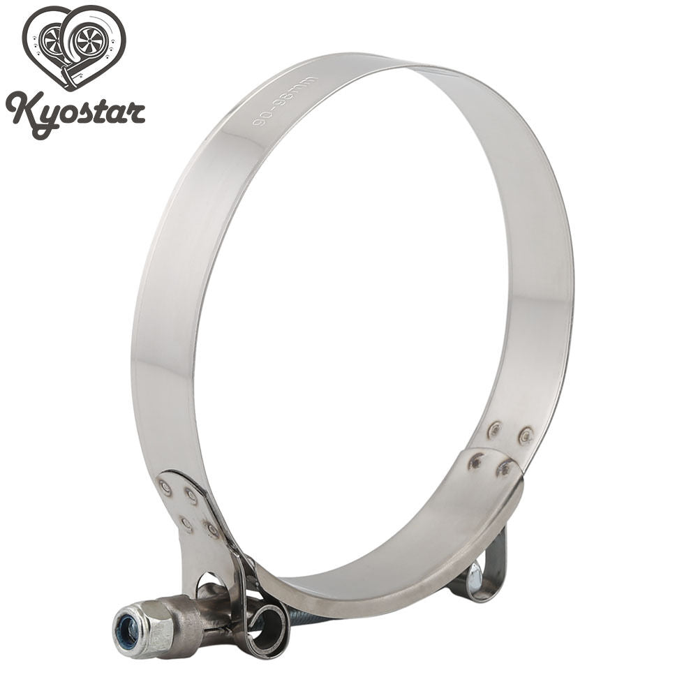 1PC 90mm - 98mm 301 Stainless Steel T-Bolt Clamp For 3.54