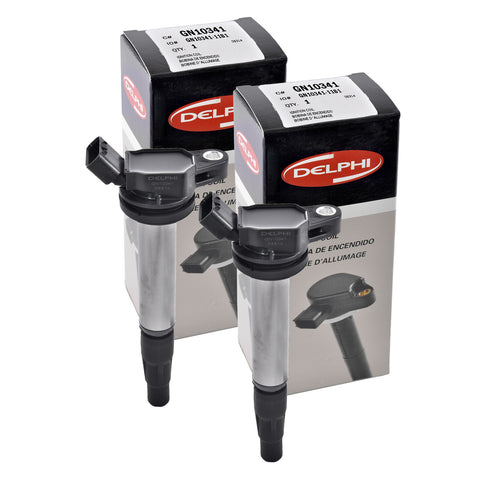Set of 2 Delphi Ignition Coil GN10341 For Toyota Lexus Scion Corolla 2009-2017