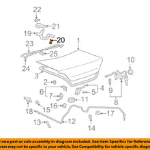 TOYOTA OEM 99-03 Solara Trunk Lid-Hinge Bolt 90105A0001