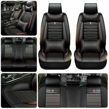 5-Sit Car Seat Covers Protector Cushion PU Leather Interior Accessoris For Honda