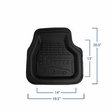 All Weather Floor Mats TPO Plastic Waterproof 3D Semi-Universal Mat Black