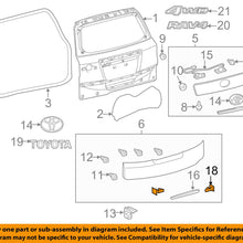 TOYOTA OEM Rear Bumper-Lower Cover Retainer 525350E030
