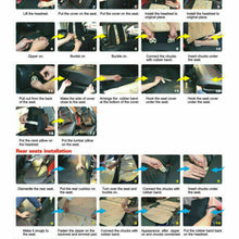 5-Sit Car Seat Cover Surrount Cushions w/Pillow 11Pieces of Set For Honda Toyata