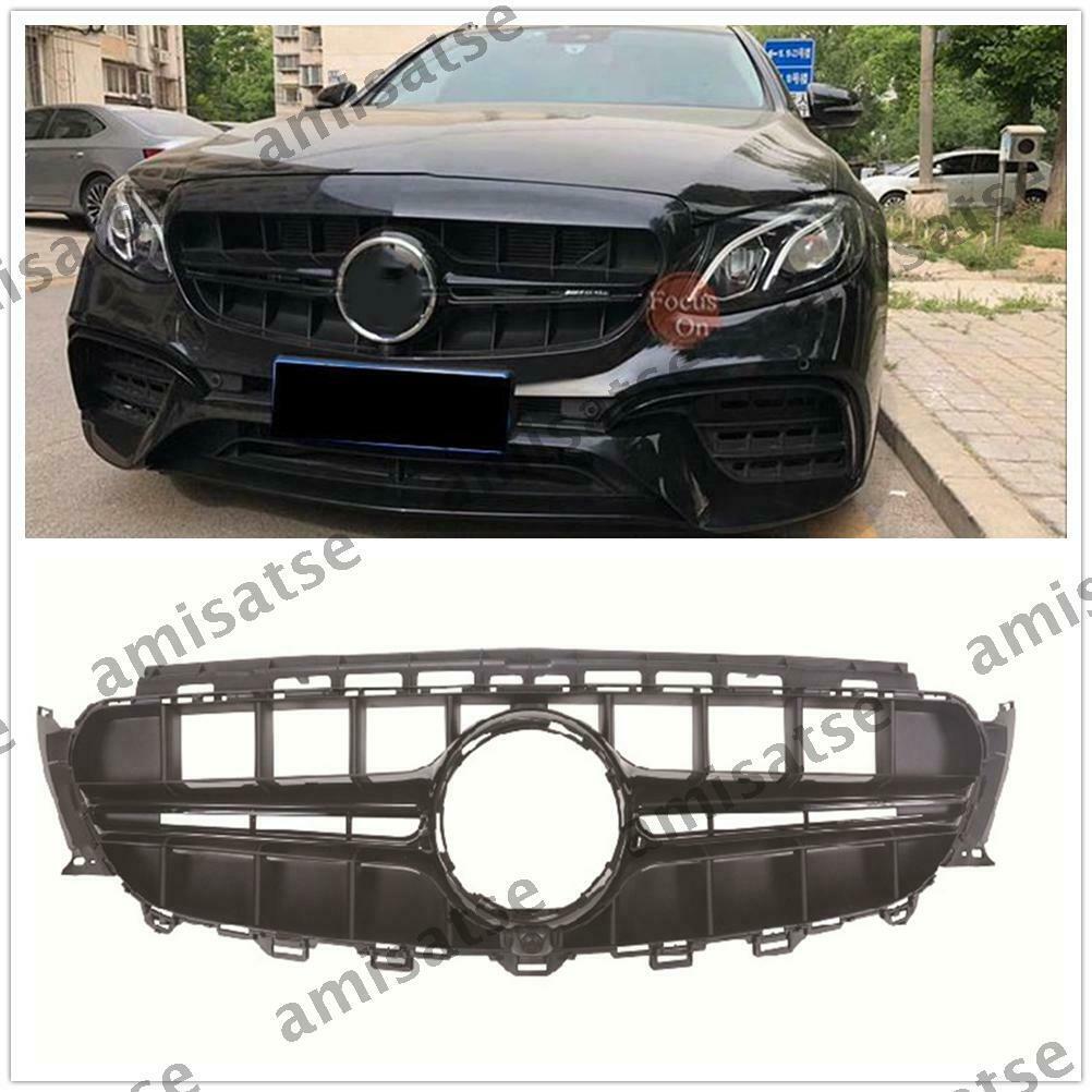 For Mercedes Benz W213 Grill Grille E63 Black E200 E300 E400 2016-2019 A