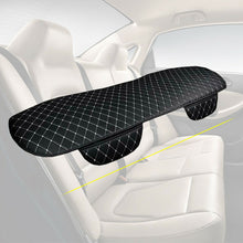 Car Rear Seat Cover Cushion Pad PU Leather Black&White For Interior Accessories
