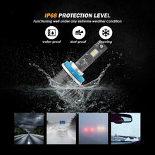 AUXBEAM H11 H8 H9 LED Headlight Kit Bulbs 6500K 50W 5000LM Super Bright F-P20