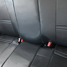 PU Leather Car Seat Covers Rear for Nissan 2095 Black/Gray