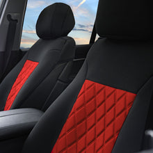 Front Bucket Seat Covers Pair Neosupreme For Auto Car SUV Red Black