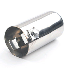 1x Car Rear Round Exhaust Pipe Tail Throat Muffler Tip Stainless Steel Universal