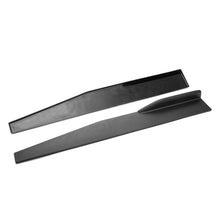 Auto Car 74.5cm Carbon Fiber Side Skirts Rocker Splitters Diffuser Winglet Wings